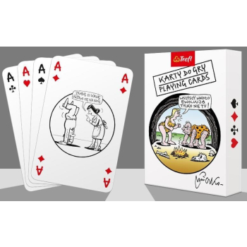 Karty - Mleczko 55 listków TREFL